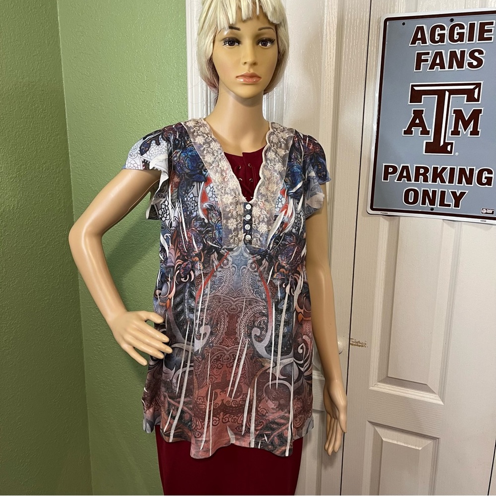Unity World Wear PXL Shirt Top Blouse